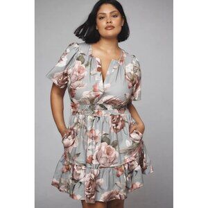 NWT Size XLP- Loverly Grey x Anthropologie The Somerset Mini Dress (NWT US$ 140)